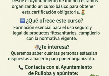 Curso para carnet de fitosanitarios